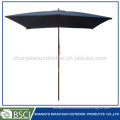 hot sale steel pole polyester garden parasol rectangular outdoor umbrellas
